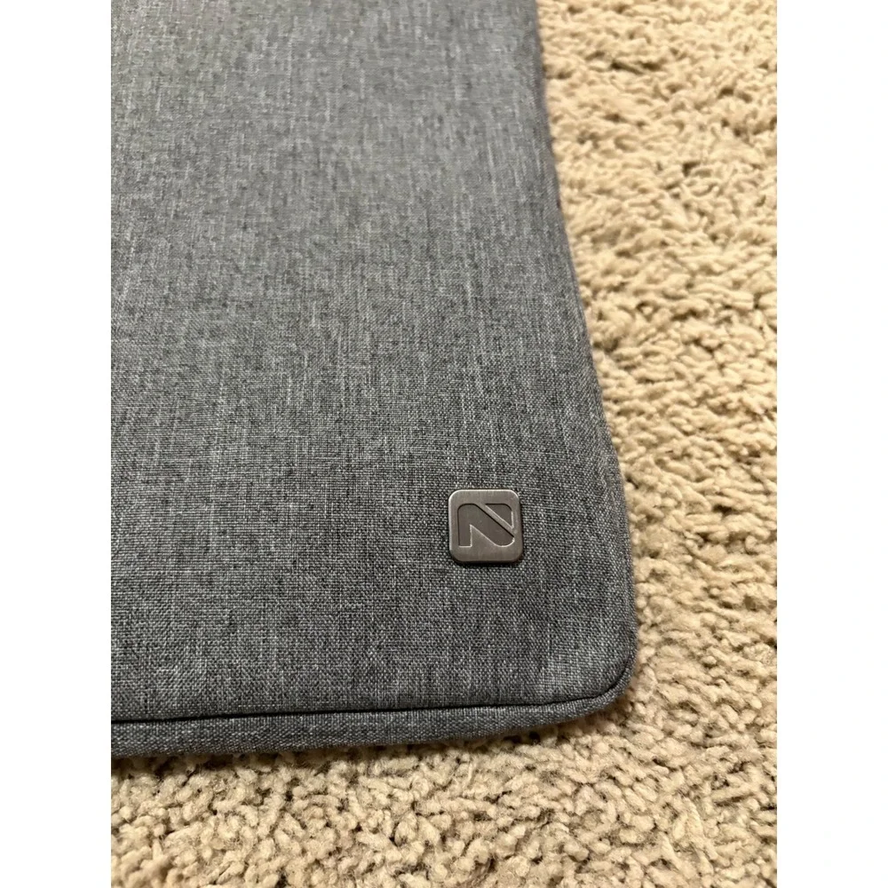 New Laptop Sleeve 13 inch, Gray Laptop Case with Accessory Pocket
